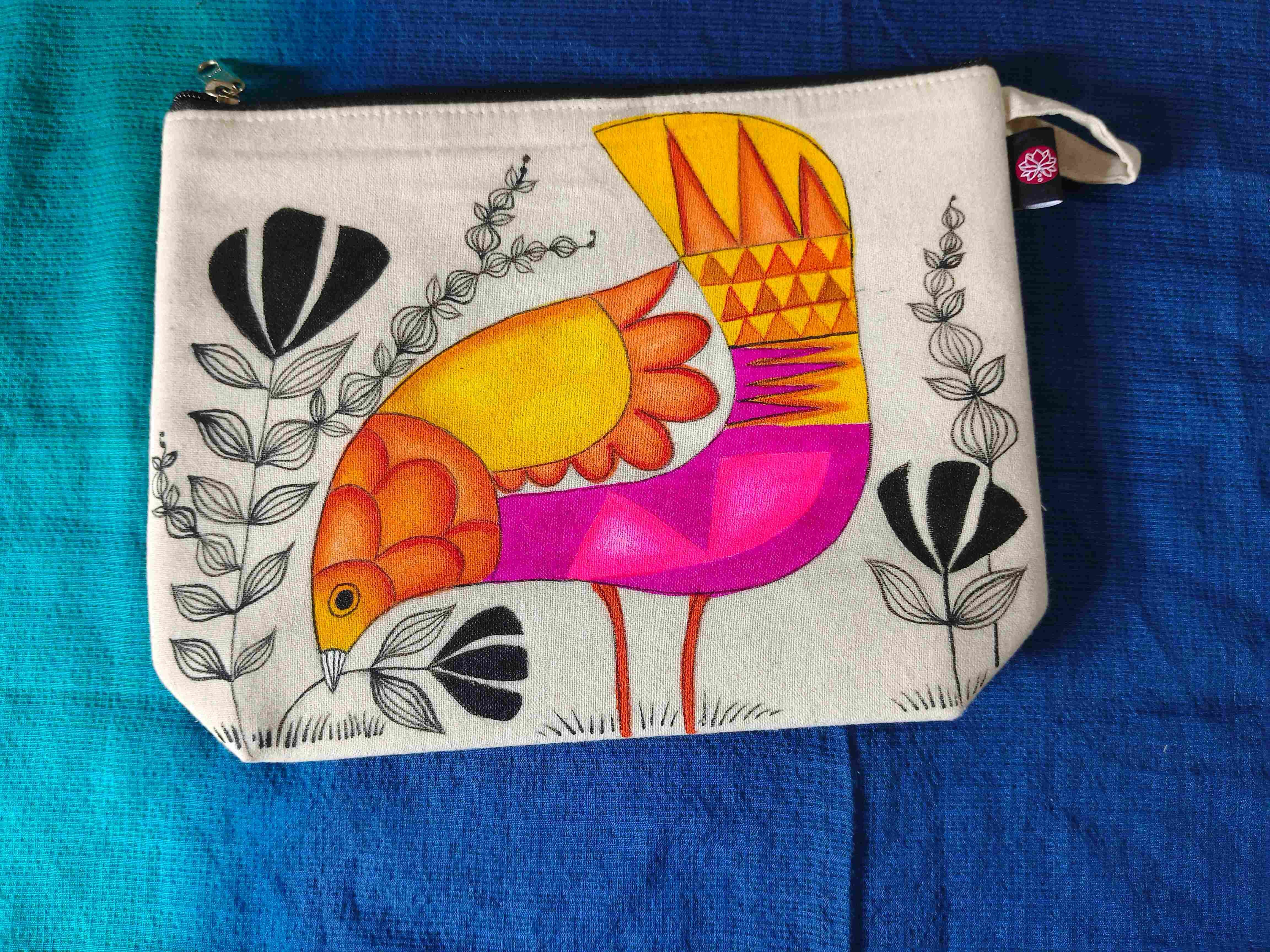 Handpainted Pouch